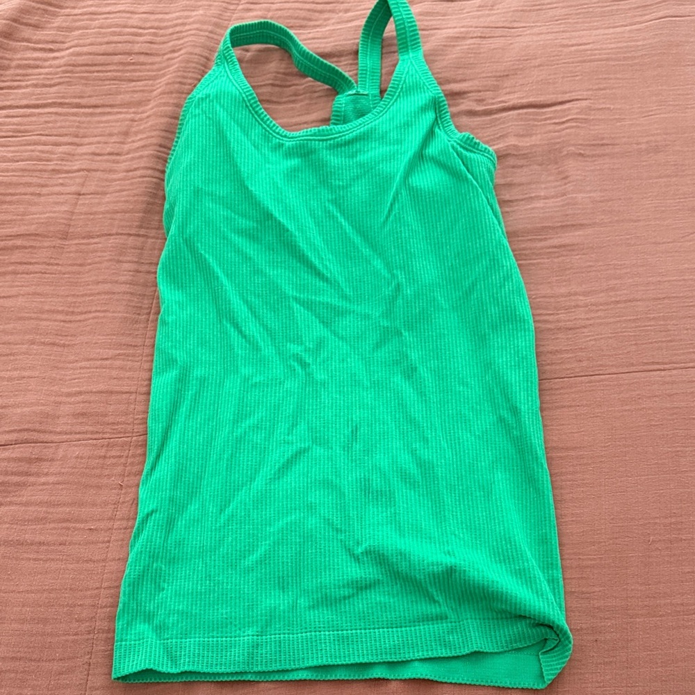 lululemon athletica Vibrant Green Tank Top